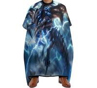 Mantella Parrucchiere Cool Blue Light Dragon Art, Impermeabile Taglios di Capelli da Mantello poliestere Mantella Taglio Capelli per Adulti Uomini 140X168cm