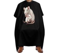 Mantella Parrucchiere Cute Mother And Little Rats Mantello Da Barbiere Professionale Mantelle Per Parrucchiere Unisex Mantello Da Parrucchiere Per Parrucchieri Hair Styling 140x168cm