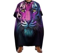 Mantella Parrucchiere King of The Tiger Butterfly Art, poliestere Mantelle per Parrucchieres Unisex Mantello da Barbiere per Acconciatura Salon 140X168cm