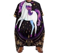 Mantella Parrucchiere Magic Horse Seas Art, Professionale Grembiule da Parrucchieres Unisex Mantello da Barbiere per Capelli Uomini 140X168cm