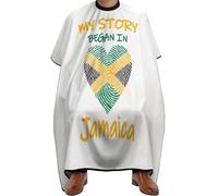 Mantella Parrucchiere My Story Began In Jamaica Leggera Mantelle Per Parrucchieres Regolabile Mantella Taglio Capelli Per Styling Adulti Acconciatura