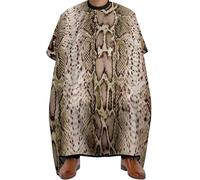 Mantella Parrucchiere Snake Skin Python Pattern Regolabile Grembiule Da Parrucchieres Poliestere Mantella Taglio Capelli Per Donne Styling Adulti