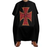 Mantella Parrucchiere Tattoo Style Iron Cross Fashion Grembiule Da Barbieres Impermeabile Mantella Taglio Parrucchiere Per Parrucchieres Barbieri Capelli
