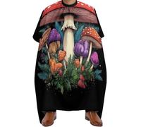 Mantella Parrucchiere Trippy Magic Mushrooms Art, Unisex Grembiule da Barbieres Fashion Mantello da Barbiere per Adulti Acconciatura 140X168cm