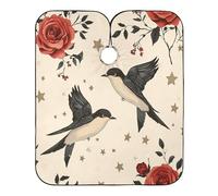 Mantella Parrucchiere Two Birds Rose Professionale Grembiule Da Parrucchieres Unisex Mantella Taglio Capelli Per Styling Adulti Donne