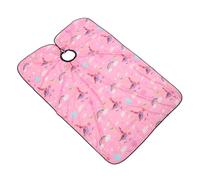 Mantella per Acconciature, Mantella per Taglio Capelli, Mantella per Parrucchiere, Grembiule per Taglio Capelli a Copertura Totale, Grembiule Impermeabile per Parrucchiere