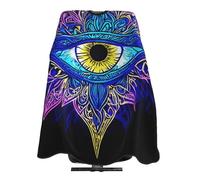 Mantella Per Barbiere Abstract Symbol Of All Seeing Eye Boho Vintage Ethnic Style Mantello Barbiere Per Uomo Antistatico Traspirante Parrucchiere Panno Grembiule, Per Bambini, Uomo, 140x168cm