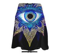 Mantella Per Barbiere Abstract Symbol Of All Seeing Eye Boho Vintage Ethnic Style Mantello Barbiere Per Uomo Traspirante Impermeabile Grembiule Da Parrucchiere, Per Adulti, 140x168cm
