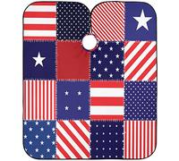 Mantella Per Barbiere American Star Stripe Mantello Barbiere Per Uomo Antistatico Traspirante Grembiule Da Parrucchiere, Per Bambini, Adulti, Uso Domestico, 140x168cm