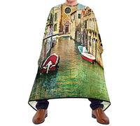 Mantella Per Barbiere Beautiful Venice Mantello Barbiere Per Uomo Personalizzati Regolabile Grembiule Da Parrucchiere, Per Acconciatura, Uso Domestico, Taglio E Colore, 140x168cm