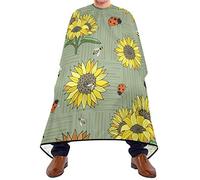 Mantella Per Barbiere Bee Sunflower Taglio Di Capelli Antistatico Traspirante Parrucchiere Panno Grembiule, Per Bambini, Acconciatura, Taglio E Colore, 140x168cm