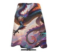 Mantella Per Barbiere Chinese Dragons Mantello Barbiere Per Uomo Impermeabile Regolabile Professionale Mantellina, Per Uomo, Bambini, Adulti, 140x168cm