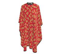 Mantella Per Barbiere Christmas Red Polka Dots Snowflakes Gingerbread Cookies Mantello Barbiere Per Uomo Impermeabile Regolabile Professionale Mantellina, Per Bambini, Uomo, 140x168cm