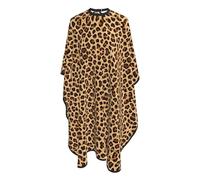 Mantella Per Barbiere Cool Cheetah Leopard Print Taglio Di Capelli Traspirante Antistatico Professionale Mantellina, Per Uso Domestico, Bambini, Adulti, 140x168cm