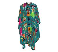 Mantella Per Barbiere Day Of The Dead Skeleton Dance Mantella Taglio Capelli Regolabile Traspirante Professionale Mantellina, Per Bambini, Acconciatura, Uso Domestico, 140x168cm