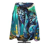 Mantella Per Barbiere Dead Skull Cat Skeleton Bone Mantello Da Barbiere Per Bambini Traspirante Personalizzati Mantello Da Parrucchiere, Per Acconciatura, Uomo, Uso Domestico, 140x168cm