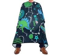 Mantella Per Barbiere Dinosaurs Space Taglio Di Capelli Personalizzati Antistatico Professionale Mantellina, Per Uso Domestico, Bambini, Adulti, 140x168cm