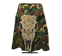 Mantella Per Barbiere Goth Hunting Camo Deer Skull Grembiule Personalizzati Regolabile Grembiule Da Parrucchiere, Per Uomo, Taglio E Colore, Bambini, 140x168cm