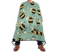 Mantella Per Barbiere Honey Bee Mantello Barbiere Per Uomo Impermeabile Personalizzati Parrucchiere Panno Grembiule, Per Acconciatura, Taglio E Colore, Adulti, 140x168cm