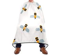Mantella Per Barbiere Honey Bee Taglio Di Capelli Regolabile Traspirante Parrucchiere Panno Grembiule, Per Acconciatura, Taglio E Colore, Uso Domestico, 140x168cm