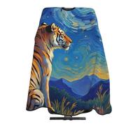 Mantella Per Barbiere Mystery Starry Night Space Tiger Grembiule Traspirante Antistatico Grembiule Da Parrucchiere, Per Acconciatura, Taglio E Colore, Uomo, 140x168cm