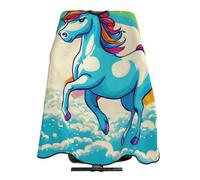 Mantella Per Barbiere Rainbow Horse Dreams Mantello Da Barbiere Per Bambini Personalizzati Regolabile Mantello Da Parrucchiere, Per Uomo, Taglio E Colore, Adulti, 140x168cm
