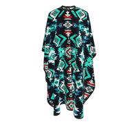 Mantella Per Barbiere Teal Tribal Navajo Aztec Geometric Ethnic Pattern Mantello Barbiere Per Uomo Personalizzati Regolabile Parrucchiere Panno Grembiule, Per Bambini, Uso Domestico, 140x168cm