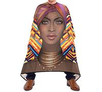Mantella Per Barbiere Vintage African American Woman Mantello Da Barbiere Per Bambini Personalizzati Impermeabile Parrucchiere Panno Grembiule, Per Taglio E Colore, Acconciatura, Uomo, 140x168cm