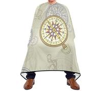 Mantella Per Barbiere Vintage Compass And Anchor Taglio Di Capelli Antistatico Personalizzati Grembiule Da Parrucchiere, Per Uomo, Bambini, Uso Domestico, 140x168cm