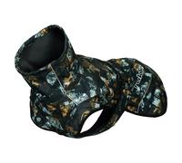 Mantella per cane Rukka® Breeze, nera con stampa - Tg. 65: ca. 65 cm lungh. dorso