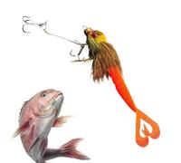 Mantella per la pesca artificiale del pesce persico design dei capelli | Trota Swimbait Acqua salata, acqua dolce, lago, fiume, ruscello, violino, trota, pesce gatto, lucioperca, crappie, luccio