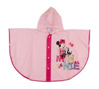 Mantella pioggia Minnie Disney giacca impermeabile per bambini poncho con cappuccio e chiusura con bottoni