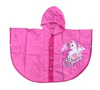 Mantella pioggia Unicorno giacca impermeabile per bambini poncho con cappuccio e chiusura con bottoni