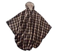 Mantella Poncho Antivento Per Sedia A Rotelle Con Cappuccio, Coperta Scalda Sedia A Rotelle, Mantello Per Sedia A Rotelle, Coperta Termica Da Viaggio Foderata In Pile, Per Anziani Disabili, Anziani