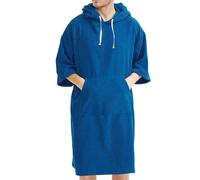 Mantella poncho con cappuccio, poncho telo mare Tasca grande unisex | Microfibra Poncho fasciatoio unisex, lavabile in lavatrice, con tasca grande e spessa