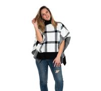 MANTELLA PONCHO COPERTA DONNA INVERNALE IN PELUCHE CALDA E SOFFICE IN PILE