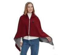 Mantella Riscaldante per Spalle e Schiena Ufficio(Red) | Design portatile leggero, perfetto per viaggi e camping, per facile da trasportare, copertura ampia spalle