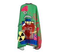 STYLECRAFT Mantella Parrucchiere | Mantella Barbiere Taglio Capelli| Multicolore | Chiusura Regolabile | Antistatica e Resistente all’Acqua| Poliestere 100% | Asciugatura Rapida | 146x 140 cm