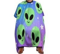 Mantella Taglio Alien Space Galaxy Art Professionale Mantella Parrucchiere Donna Uomo Mantello Professionale Per Regalo Divertente Acconciature E Tagli Casa 140X168Cm