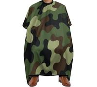 Mantella Taglio Army Camo 3D Print Professionale Grembiule Da Parrucchiere Antistatico Mantello Professionale Per Regalo Divertente Casa Parrucchieri 140X168Cm