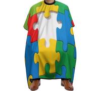Mantella Taglio Autism Awareness Pattern Impermeabile Mantella Parrucchiere Donna Uomo Mantellina Per Taglio Capelli Per Regalo Divertente Casa Parrucchieri 140X168Cm