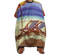 Mantella Taglio Beach Sun Umbrella Chair Salone Grembiule Da Parrucchiere Professionale Mantellina Per Taglio Capelli Per Parrucchieri Casa Regalo Divertente 140X168Cm