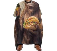 Mantella Taglio Bigfoot Sasquatch Hold Beer And Mexico Food Professionale Mantella Parrucchiere Impermeabile Mantello Professionale Per Acconciature E Tagli Casa 140X168Cm