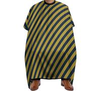 Mantella Taglio Blue And Yellow Stripes Salone Mantella Parrucchiere Antistatico Mantello Professionale Per Regalo Divertente Casa Acconciature E Tagli 140X168Cm