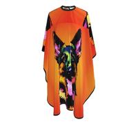 Mantella Taglio Border Collie Prints Impermeabile Mantellina Per Taglio Capelli Professionale Mantella Parrucchiere Per Casa Acconciature E Tagli Regalo Divertente 140X168Cm