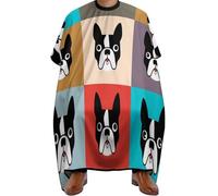Mantella Taglio Bostons Terriers Tile Bulldog Dog Professional Impermeabile Mantello Professionale Donna Uomo Mantellina Per Taglio Capelli Per Casa Parrucchieri Acconciature E Tagli 140X168Cm