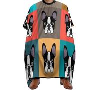 Mantella Taglio Bostons Terriers Tile Bulldog Dog Professionale Mantella Parrucchiere Leggera Mantello Professionale Per Acconciature E Tagli Regalo Divertente Parrucchieri 140X168Cm