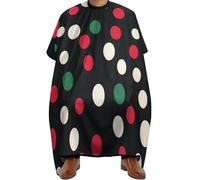 Mantella Taglio Christmas Polka Dots Antistatico Mantella Parrucchiere Leggera Mantello Professionale Per Acconciature E Tagli Regalo Divertente Parrucchieri 140X168Cm