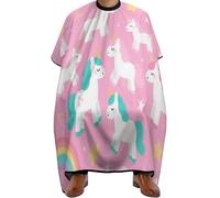 Mantella Taglio Cloth Cute Unicorns Cloud Pink Art Impermeabile Telo Da Barbiere Professionale Mantellina Per Taglio Capelli Per Regalo Divertente Casa Parrucchieri 140X168Cm