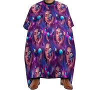 Mantella Taglio Colorful Girl Eat Galaxy Candy Professionale Mantello Professionale Impermeabile Mantellina Per Taglio Capelli Per Casa Parrucchieri 140X168Cm